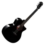 【VEELAH】V1 GAC-BLACK 黑色雲杉面單系列 41吋 木吉他(原廠公司貨 商品皆有保固一年)