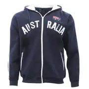 Adult Zip-up Hoodie Jacket Jumper Australian Australia Day Souvenir