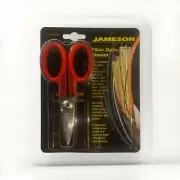 Jameson Fiber Optic Electrician Scissors Shears with Sheath Part 32-60 5-1/2 In.