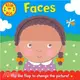 Flip-a-Pic: Faces-A lift-the-flap board book