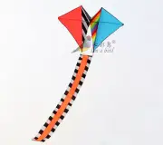 NEW 1.7m 67-in 3D Double Diamond Power Kite Outdoor fun Sports Delta kites Toys
