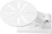 Camera Wall Bracket Vlogging Camera Compatible Rotating Bracket Ring Mounting Bracket Wall Camera Mount Mini Projector Bracket Dome Camera Mount Security Camera Mount Plastic White