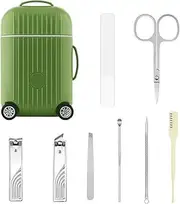 Nail Clippers Set | Travel Nail Clippers Manicure Kit,Stainless Steel Nail Clippers Set for Women Men, Suitcase Fingernail Clippers Christmas Stocking Stuffers for Adults