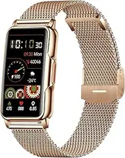 Smart Watches Fitness Tracker for Women Men(Gold) with 115 Sports Modes, 24/7 Heart Rate, Blood Oxygen, Sleep Tracker, Step Calorie Counter, IP67 Waterproof Watch for Andriod iOS