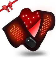 PEEWF Shoulder Light Therapy Pad - 28 660nm Red LEDs & 28 880nm Near Infrared LEDs, Wireless Pain Relief for Shoulder Arthritis & Muscle Soreness, Auto Shut-Off, 19.68" x 16.54" Size