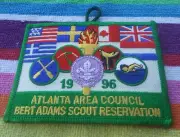 1996 Atlanta Area Council Bert Adams Scout Reservation patch