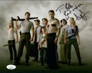 ANDREW LINCOLN HAND SIGNED 8x10 COLOR PHOTO WALKING DEAD TO BOB JSA
