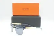 NEW IC! BERLIN AKEMI TRUE BLUE/SUN GOLD AUTHENTIC SUNGLASSES FRAMES 50-20