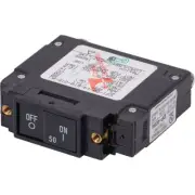 BLUE SEA 7445 UL-489 CIRCUIT BREAKER 50A DC FLAT ROCKER
