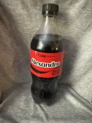 Share a Coke with Alexandra 2025 Personalized Gift Coca~Cola Bottle 20oz Zero