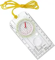 Orienteering Compass Outdoor Camping Compass - Hiking Backpacking Compass Advanced Scout Compass Navigation Boy Scout Kids Compasses for Map Reading Baseplate Compass Survival