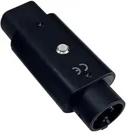 Connector Electric Vehicle Charger Socket EV Charger Adapter IEC 62196-2 Type 2 Male Plug to J1772 Type 1 Female Plug 16a 32a Vehicle Charging Converters(T2-T1 Black)
