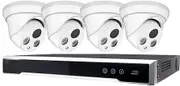 4K POE Network Video Surveillance System,4K 8 Channel NVR（DS-7608NI-K2/8P）+4K POE Camera PG2385I-28MM(4PCS)