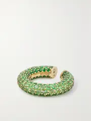 [Emily P. Wheeler] Emily P. Wheeler - + Net Sustain Earth Ombré 18-karat Recycled Gold Tsavorite Ear Cuff - One size One size Gold