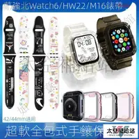 在飛比找蝦皮購物優惠-精品手環配件 錶帶 保護膜 m16Plus手錶保護殼透明錶帶