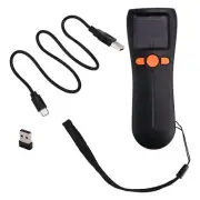 2X(Portable Bluetooth Scanner 1D/2D Code Barcode Scanner with Screen6403
