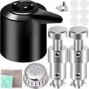 [EATBALE] Replacement Parts for Instant Pot Duo 3, 5, 6 QT, Duo Plus 3, 6 Quart (QT) Include Steam Release Handle, Float Valve with Silicone Caps, Anti-Block Shield Accessories Kit (11Pcs)