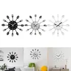 Creative Wall Clock Wall Watch Stainless Steel Wall Mount Fashionable Quartz