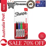 (NEW) Sharpie Mini Permanent Markers, Fine Point, Assorted Colours, 4 Count | AU