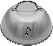 The Sasquash - Heavy Duty 9" Wide Smashed Burger Melting Cheese Dome - Commercial Grade Stainless Steel Basting and Steaming Cover