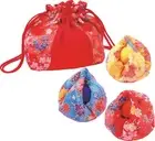 Panami Kyo Chirimen Bean Bag Kit Blue Red Yellow White Bean Bag LH-332 Brand New