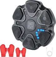 SOCROTO Music Boxing Machine,Smart Boxing Machine,Interactive Punching Trainer,Wall Mount Punching Machine with 2 Pairs of Boxing Gloves 9 Modes Boxing Equipment for Adults Home Office Gym Exercise