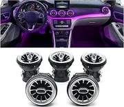 Car 12 Color LED Air Condition Vent Outlet Turbine Air Vent Compatible For Mercedes Benz A B CLA GLA Class W117 W156 W176 W246(For W156)