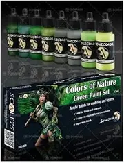 Scalecolor Paint Colours and Nature Paint Set