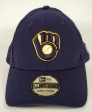Milwaukee Brewers New Era MLB 39THIRTY Fit Flex Hat Cap Size L/XL