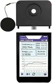 Handheld Spectrometer HPL-225UVA 365nm UVA Meter Test Irradiance MW/cm2 UVA Detector for Home, Plant Growth Lab