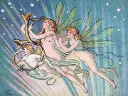 Emily's Fairies Accent Tile Mural Kitchen Bathroom Wall Backsplash 8x6