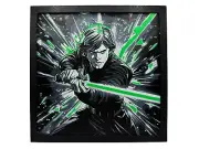 Luke Skywalker Star Wars Painting - 3D Printed