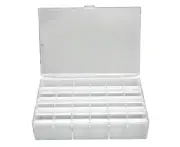 Earring Holder Organizer Transparent Acrylic 30 Grids Portable Stackable Earring Organizer Box L