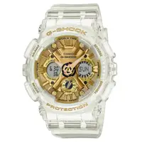 在飛比找momo購物網優惠-【CASIO 卡西歐】G-SHOCK時尚晶透系列 透明金_G