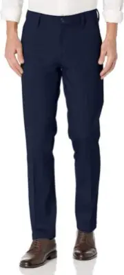 Dockers Mens 30X30 Navy Straight Fit Workday Khaki Smart 360 Flex Pants NEW