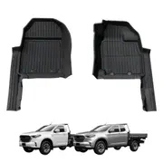 7D Injection Floor Mats for Mazda BT-50 BT50 Single / Extra Cab 2020-Onwards