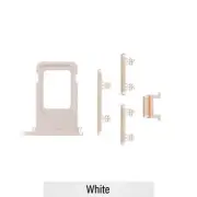 SIM Card Tray and Side Button for iPhone 11-White