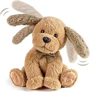 OR OR TU Baby Animated Plush Dog, Interactive Singing Talking Puppy Dog Stuffed Animal Toys, 10”