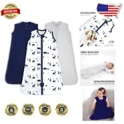 0.5 TOG Baby Sleeping Bag – Lightweight & Breathable Organic Cotton - 3 Colors