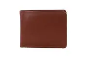 Milleni Leather Men's Flat Wallet for Men 10 x 2 x 11 cm - Tan
