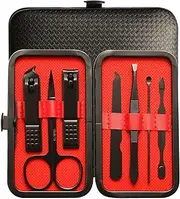 Manicure Set for Men Professional Nail Clipper Kit Manicure Kit Personal Care Pedicure Set, Nail Grooming Kit, Gifts for Husband or Dad (7-PCS)