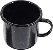 UPKOCH Vintage Enamel Coffee Mug Multi Purpose Camping Cup for Tea Milk Water Easy to Clean Non Slip Design for Home Office Outdoor Use