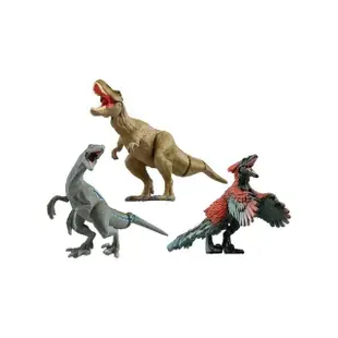 【TAKARA TOMY】ANIA 多美動物 侏羅紀世界 獵人恐龍組 3入(男孩 動物模型)