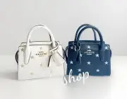 NWT Coach Andrea Mini Carryall Bag With Star Print CW306 Value $398