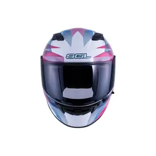 【SOL Helmets】SF-6全罩式安全帽 (獨角獸_白/粉) ｜ SOL安全帽官方商城