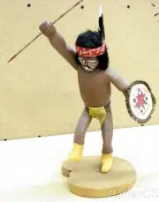 Wood Carved Apache Dancer