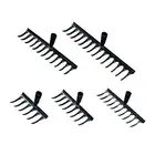 Garden Rake Head Leaf Rake for Loosening Soil Leveling Mulch Gathering Leaf