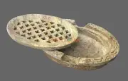Marble Soap Stone Dish Oval Holder Handmade decor Art Bathroom Accessories H323A
