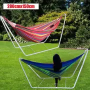Gardeon Camping Hammock Chair Bed with Stand Steel Frame Hammocks Outdoor Double