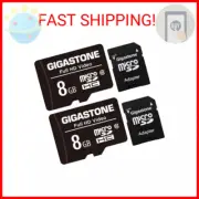 GIGASTONE 8GB 2-Pack Micro SD Card, Full HD Video, Surveillance Security Cam Act